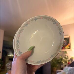 excel illusions / set of 4 coupe cereal bowls - vintage